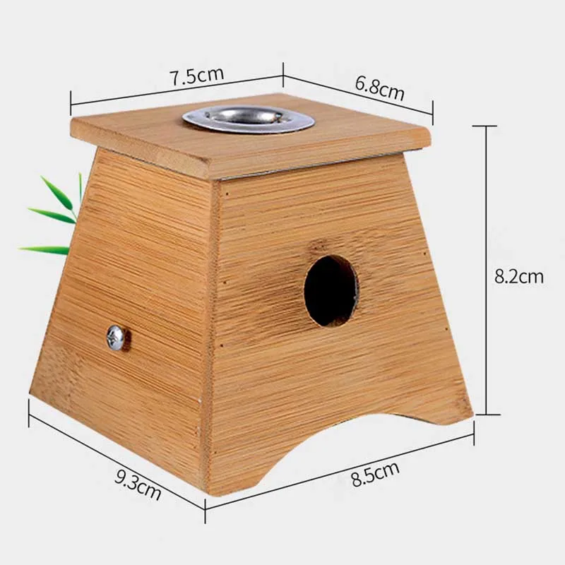 Bamboo Moxa Moxibustion Box Acupuncture Relaxation Roller Stick Holder Neck Arm Body Acupoint Massage Body Foot Care Tool Bamboo Moxa Moxibustion Box Acupuncture Relaxation Roller Stick Holder Neck Arm Body Acupoint Massage Body Foot Care Tool