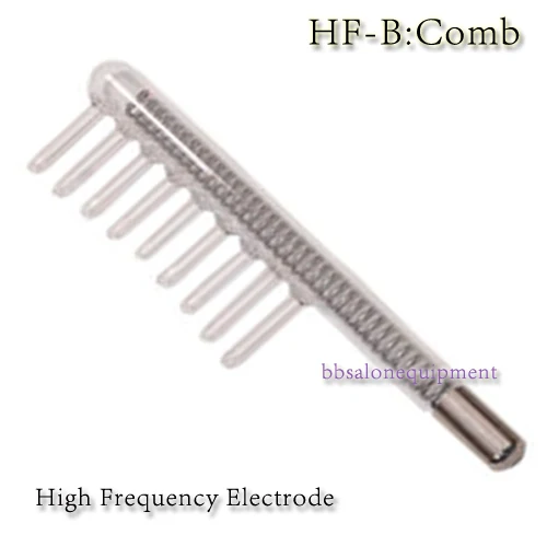 

Wholesale High Frequency Comb Electrode B Facial Spa Skin Care Orange Violet Light Ray