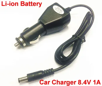 

100pcs 8.4V 1A Universal Power Adapter car Charger 8.4V 1A for 18650 battery pack DC plug 5.5mm x2.1mm