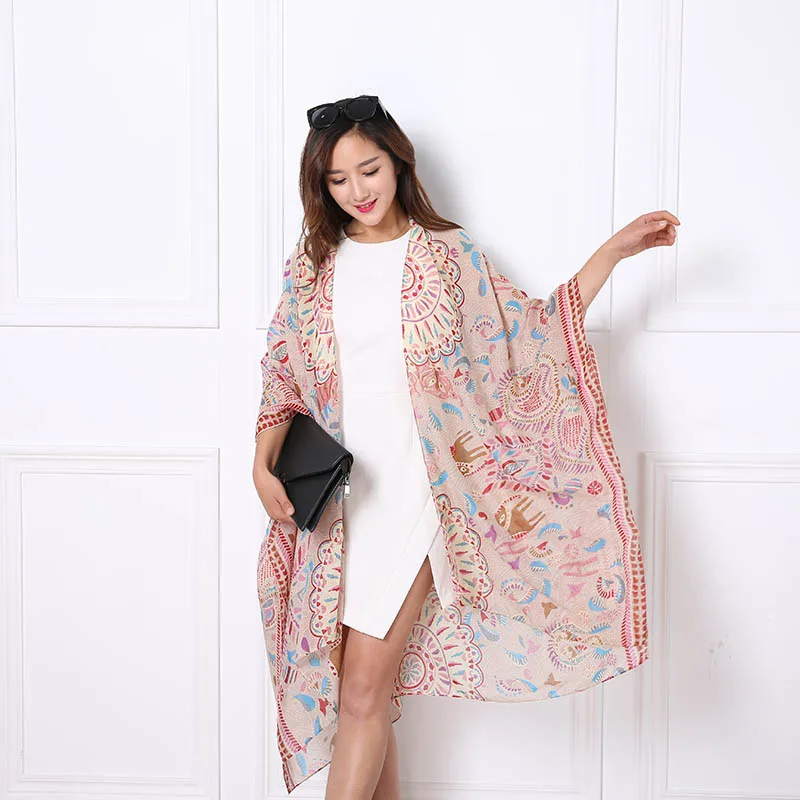 

2016 NEW Hot spring scarf temperament women retro fashion chinese style brand pashmina brand shawls 190*110 size scarf