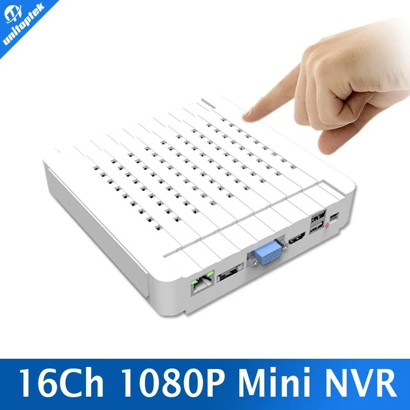 Onvif Mini NVR 16Ch 1080P / 960P Or 9Ch 5MP / 3MP HDMI Security Recorder 16 Channel CCTV NVR iPhone Android View P2P Cloud