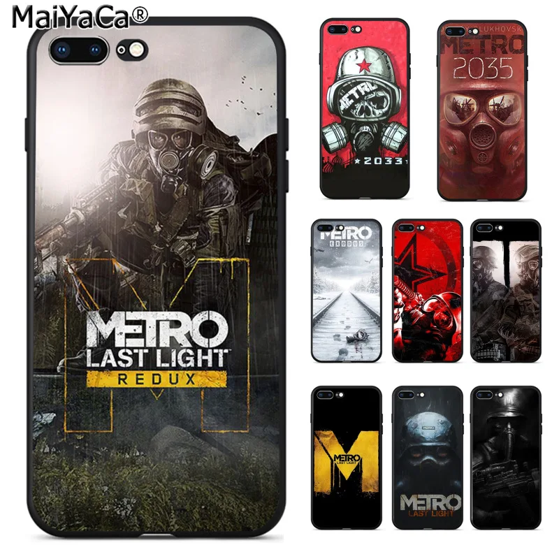 Ультратонкий чехол для телефона MaiYaCa Game Metro 2033 с мультяшным рисунком Apple iphone 11 pro 8 7