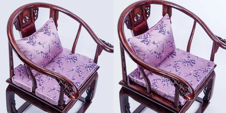 Винтажные цветочные толстые подушки для сидения на стул подкладка для щели китайский Шелковый стул диван с подушками сиденье коврик Рождественская декоративная подушка под поясницу