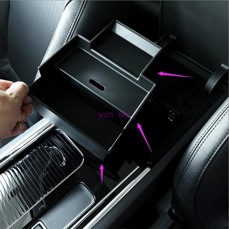 Multifunction Car Central Arm Carry Box Car Accessories Armrest Box Storage Decorations For Jaguar XE F-PACE XF XFL car styling
