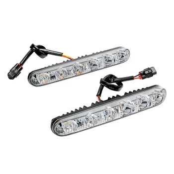

LEEPEE 1 Pair Universal Auto Daytime Running Lights Turn Signal Indicators Car Styling DRL Car Daytime LED Light