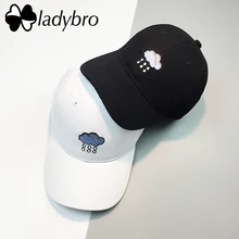 Ladybro Для женщин Бейсбол Кепки Лето Кепки мужская хлопковая шляпа дождь вышивка папа шляпа облака Snapback Hat для Для мужчин кости Женский casquette