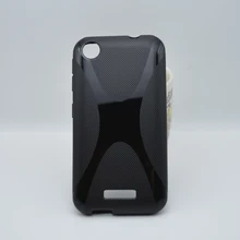 Simples e moda TPU Gel Soft X – linha de onda capa Case para HTC Desire 320