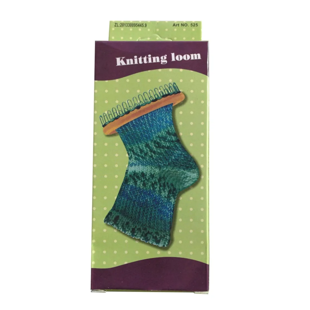 OTGO Adjustable Loom Knitting Kit for Socks Scarf Scarves Hat DIY Hand Craft Tool,Plastic