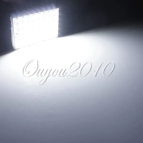 Горячая 48 SMD 1210 светодиодный панель холодный белый теплый белый авто Купол Карта светильник с адаптером 1156 BA15S DC12V