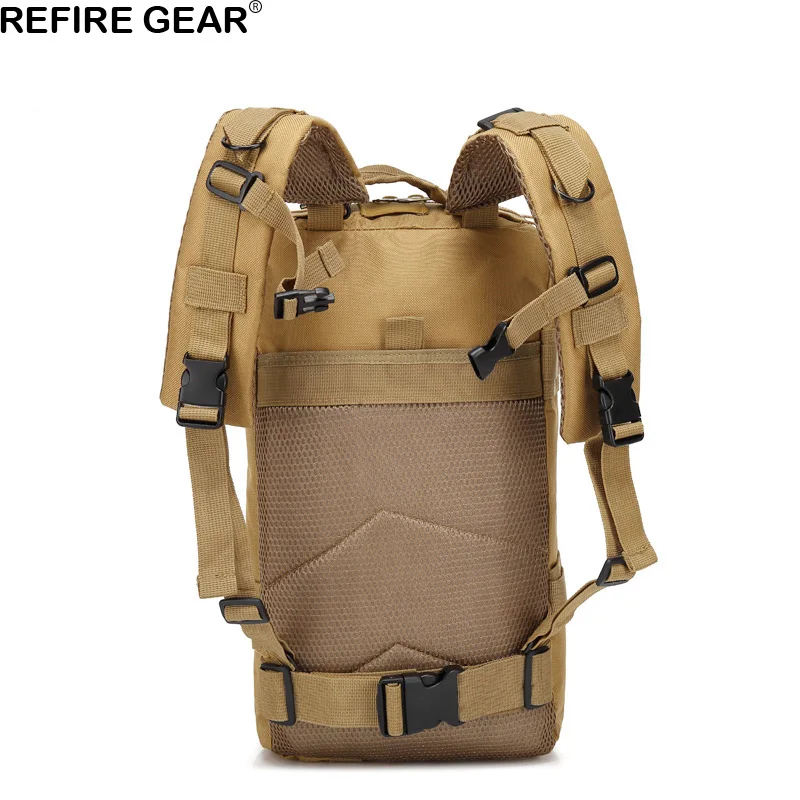 Мужской Камуфляжный тактический рюкзак Refire Gear зеленая армейская походная сумка