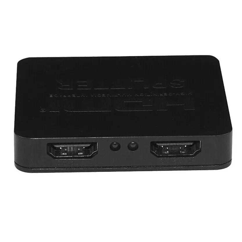 Del 1x2 HDMI Splitter 1 вход 2 выходной усилитель коммутатор Box концентратор HDTV 1080 p 3D 1,4 в 23 июня