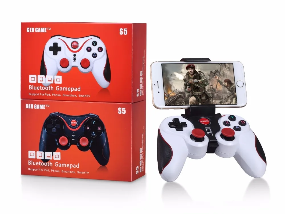 Gen Game S5 беспроводной Bluetooth игровой контроллер геймпад 3 0 джойстик для Android IOS