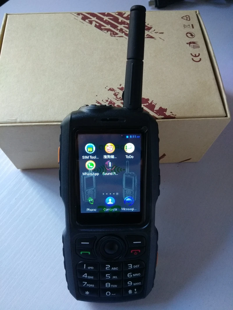 Сим карты Wi Fi gps google WCDMA/GSM 3g радио IP68 водонепроницаемый Walkie Talkie Touch экранный