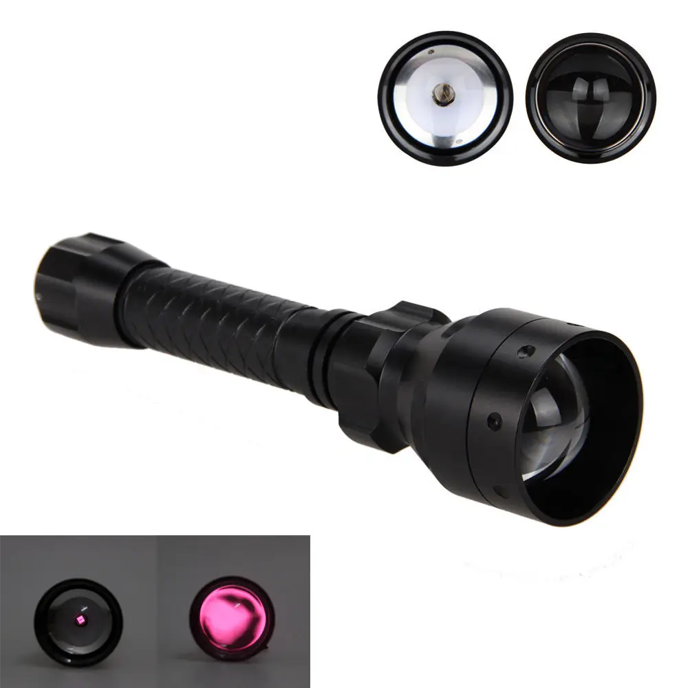 BestFire Focusing T50 infrared flashlight 850NM night vision infrared