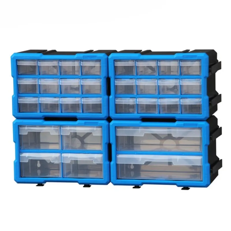 Online Caja de Herramientas piezas montadas en la pared Caja de Herramientas clasificación de ark multirejilla tipo cajón bloques de construcción caja de tornillos caja de componentes