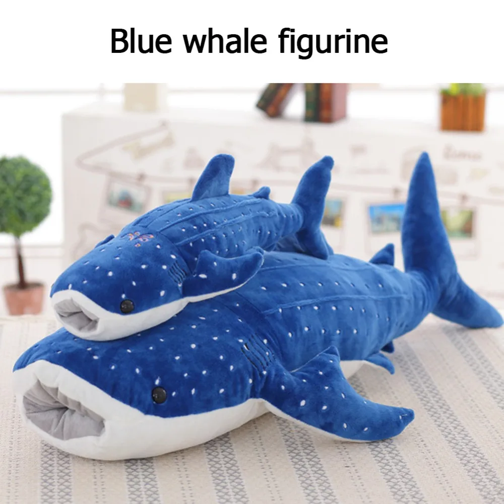 Милый синий кит, плюшевые игрушки, прекрасная большая рыба, ткань, чучела, животные, кукла, Имитация океана, животные, игрушки, подарки, подушки для украшения дома
