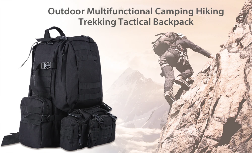 Quente ao ar Bolsa de Esportes à Prova Outlife Livre Mochila Molle Militar Tático Dwaterproof Água Acampamento Caminhadas Viagem 50l 4 Outlife 50l quente ao ar livre mochila