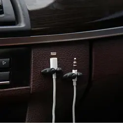 8x автомобиля Зарядное устройство линии зажим для usb-кабеля аксессуары стикер для Volvo Xc60 S60 s40 S80 V40 V60 v70 v50 850 c30 XC90 s90 v90 xc70 s70