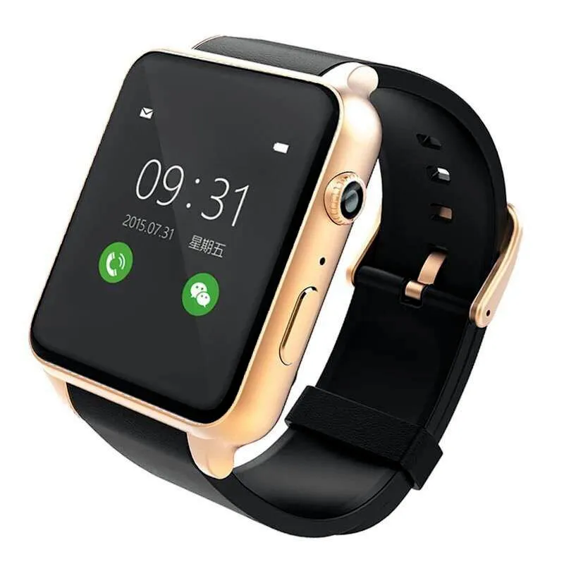 

Baggee Smart Watch Android Pedometer Heart Rate Tracker Sport Wristwatch for IOS Andriod Phone Camera Watch support SIM TF Card