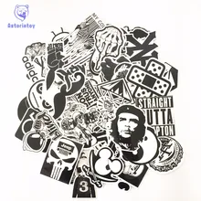 60PCS black mix dirty styling bad joke sexual girl sticker bomb waterproof graffiti Doodle sticker skateboard