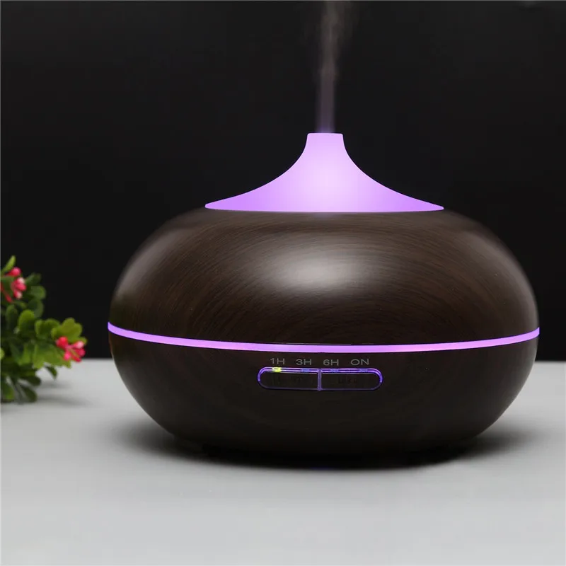 

300ml Colorful Light Humidifier Home Bedroom Mute Aroma Diffuser DC24V Timing Essential Oil Diffuser