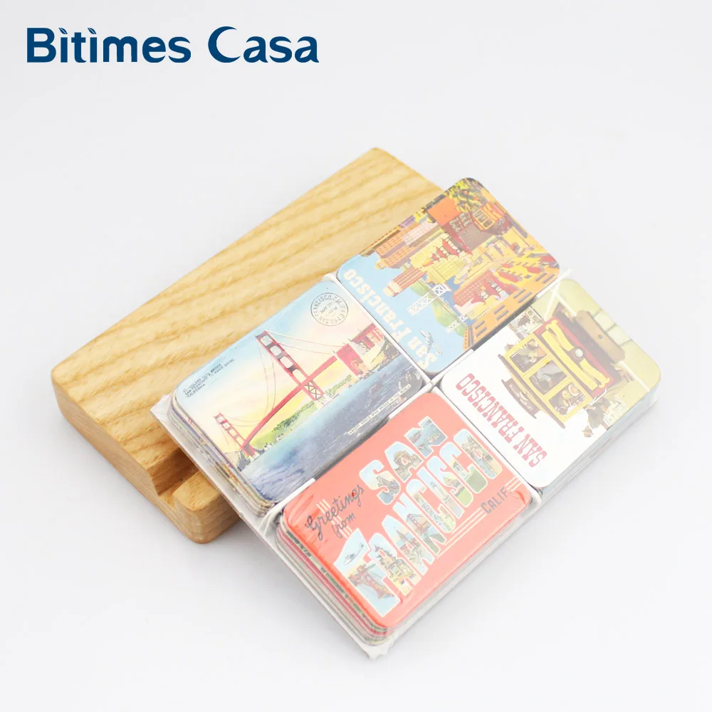 Набор магнитов для холодильника Bitimes 24 шт. сувениры Золотые ворота мост домашний