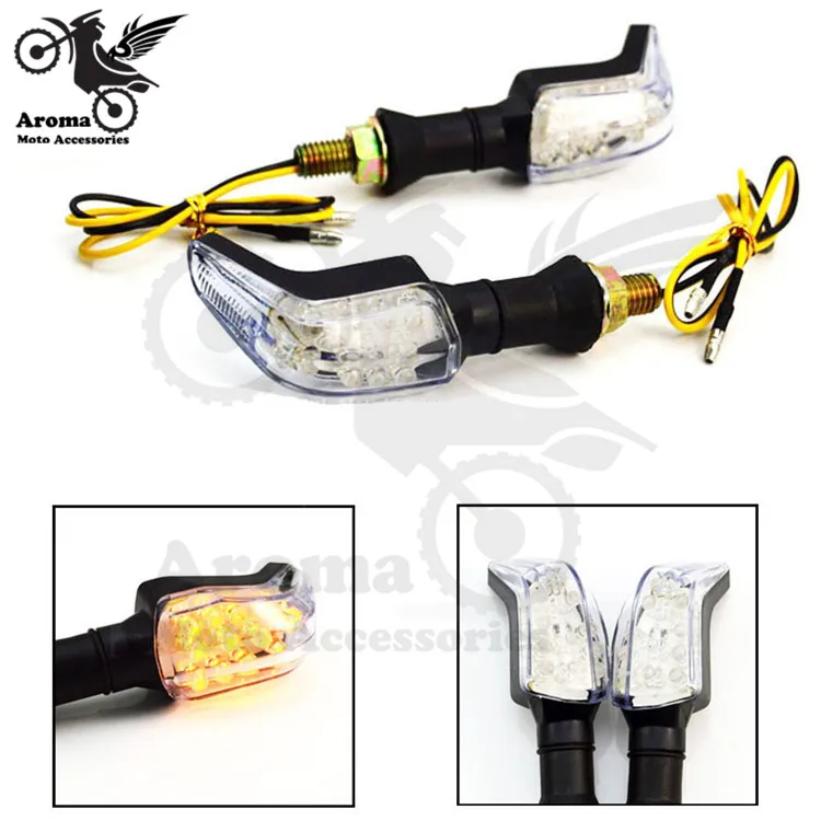 

4 PCS yellow motorbike indicator flashers moto LED for kawasaki honda suzuki yamaha Harley Davidson motorcycle turn signal light