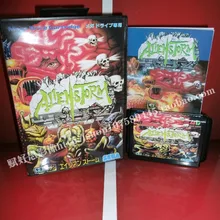 Alien Storm JP чехол игровой Картридж с коробкой и руководство 16 бит MD карты для sega Mega Drive для Genesis