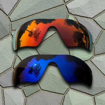 

Red Orange&Violet Blue Sunglasses Polarized Replacement Lenses for Oakley Radar Path