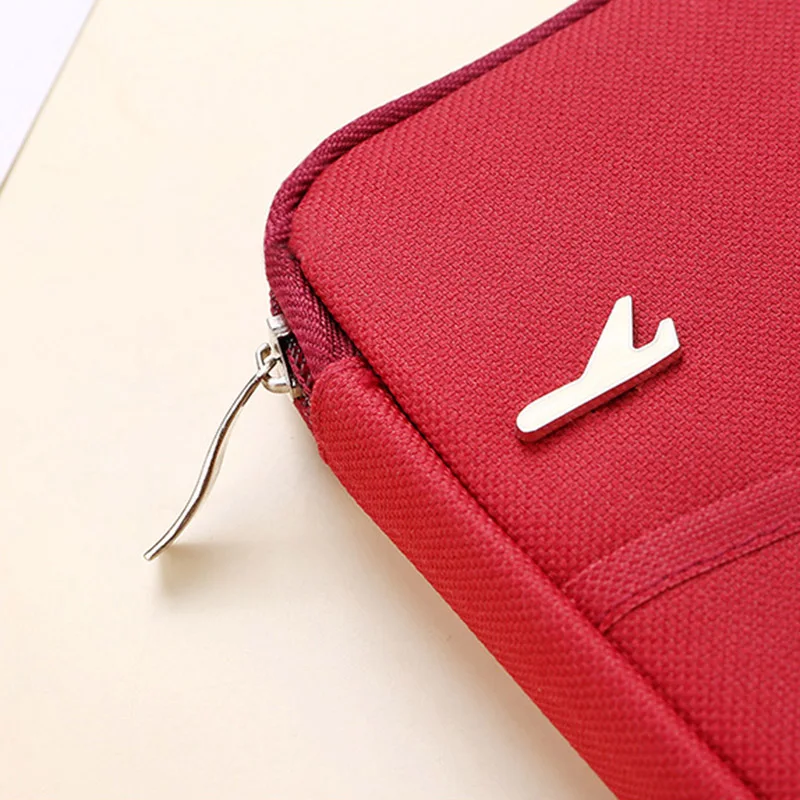 Passport Cover Travel Credit ID Card Holder Cover Money Wallet Document Organizer Men Women Multifunction Passport Bag PC0050 (4)