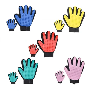 

Rubber Dog Pet brush Glove Pet Grooming Glove Dog Bath Cat cleaning Supplies Dog combs