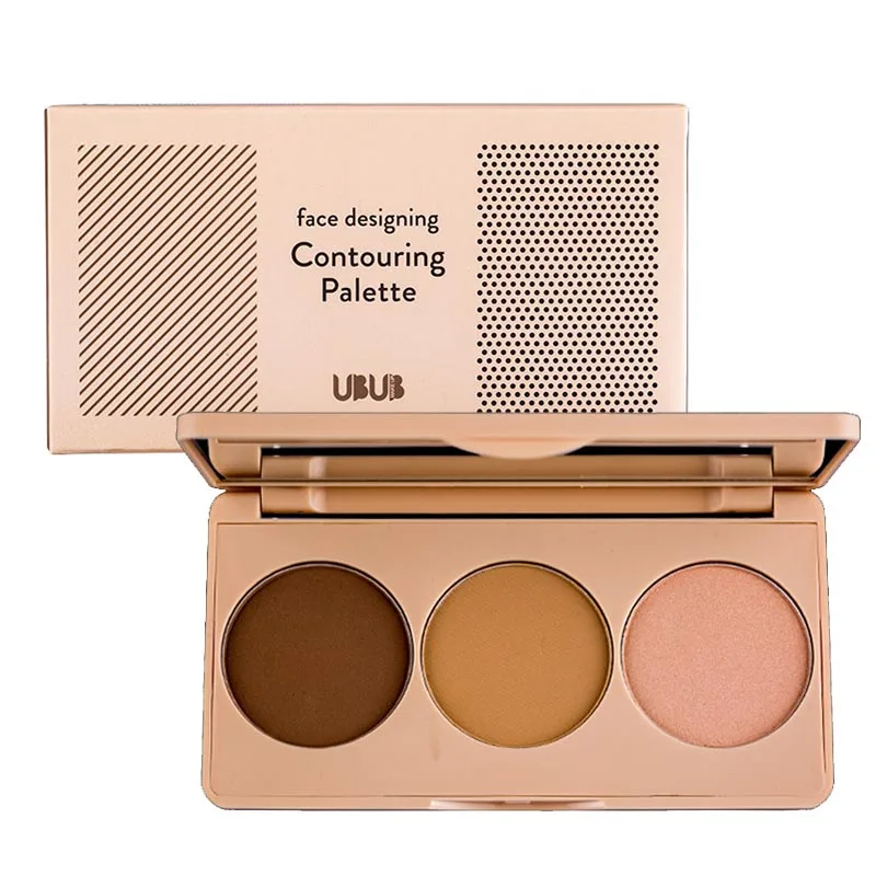 UBUB Brand Face Contour Make Up Palette Long Lasting Dark Skin