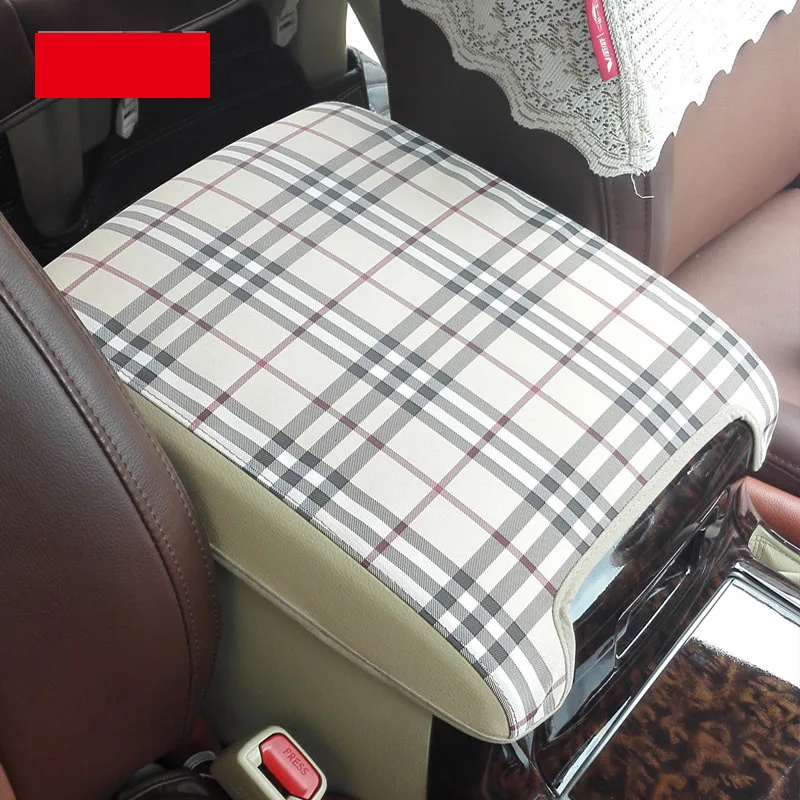 

lsrtw2017 fiber leather car armrest cover for toyota land cruiser 2007-2019 2018 2017 2016 2015 2014 2013 2012 2011 LC200