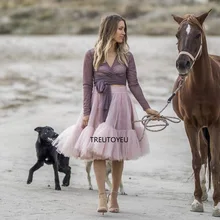 Летняя Тюлевая юбка-пачка миди Harajuku, плиссированные юбки для женщин, высокая талия spudniczki jupe tule rok faldas