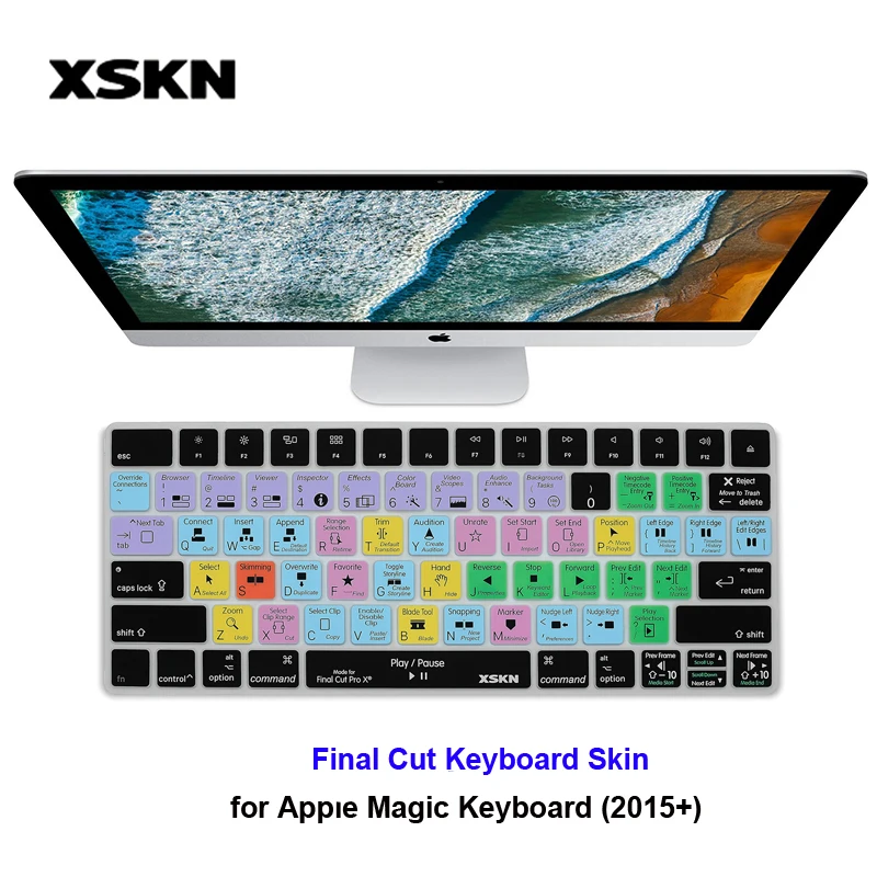 Чехол XSKN для клавиатуры Apple финальная накладка Pro X Photoshop PS CC Для iMac Волшебная