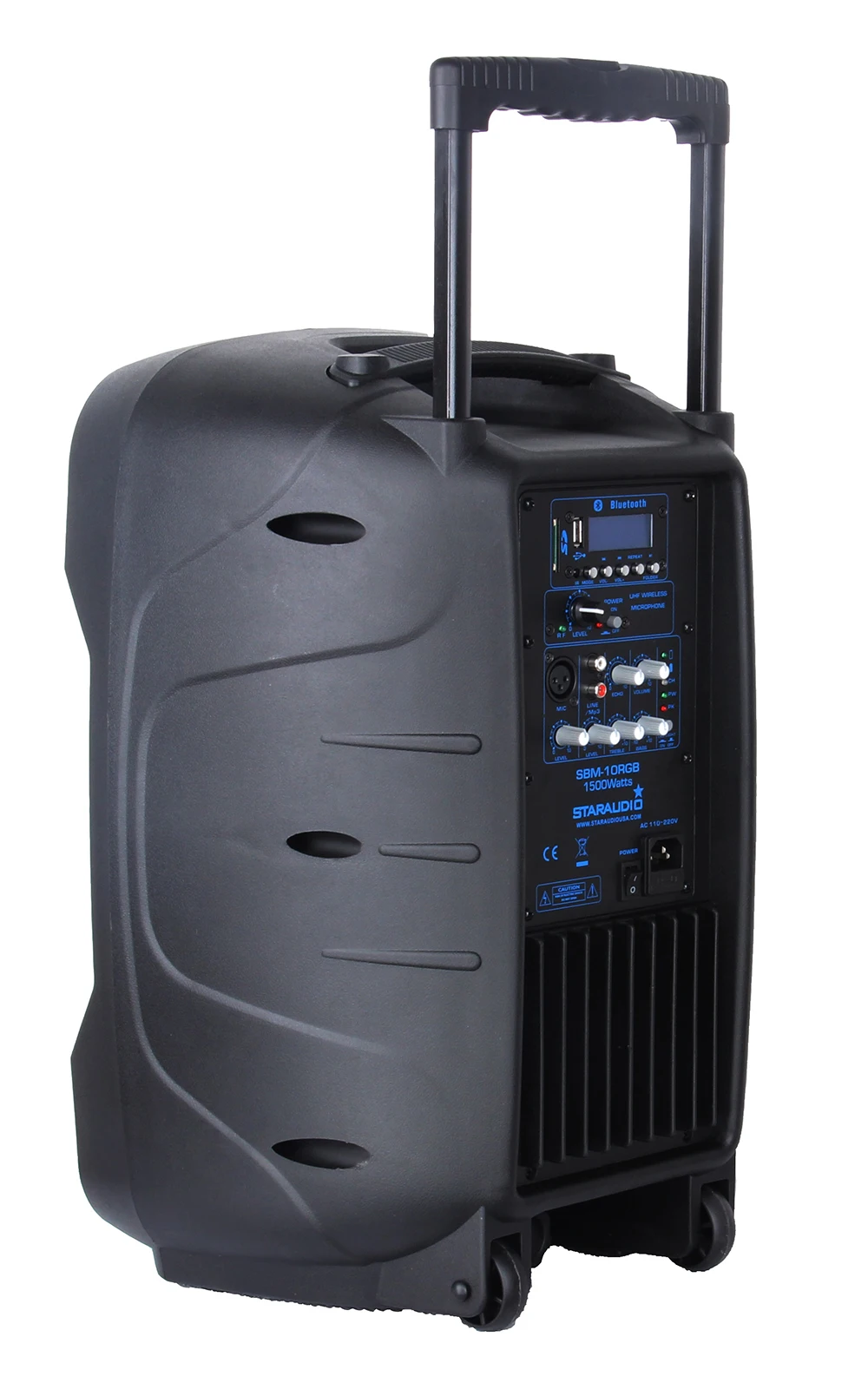 SBM-10RGB BT SD USB MP3 spaeker  with rgb led lighting With microphone 