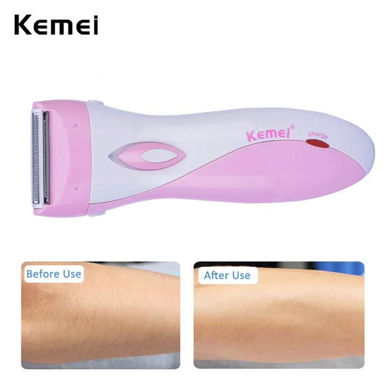 3 Blades Rechargeable Women s electric Shaver Female Epilator Hair Remover Facial Razor Trimmer Lady Beauty