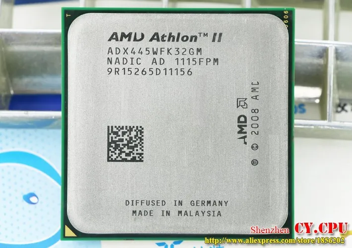 Процессор AMD Athlon II X3 445 процессор трехъядерный(3,1 ГГц/L2 = 1,5 м/95 Вт/2000 ГГц) разъем am3 am2+ 938 pin X3 440