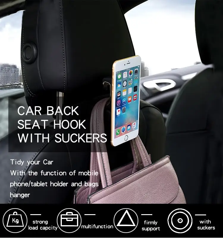 Сумка-держатель для телефона подголовник для хранения спинки сиденья Крюк для продуктов для автомобиля