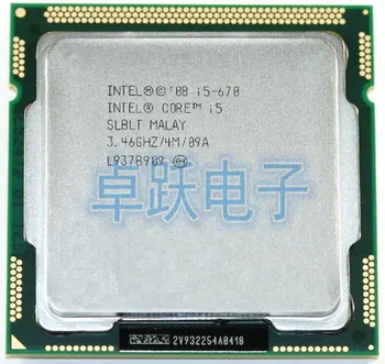 

Intel Core i5-670 Processor CPU (4M Cache, 3.46 GHz) LGA 1156 100% working properly Desktop Processor free shipping