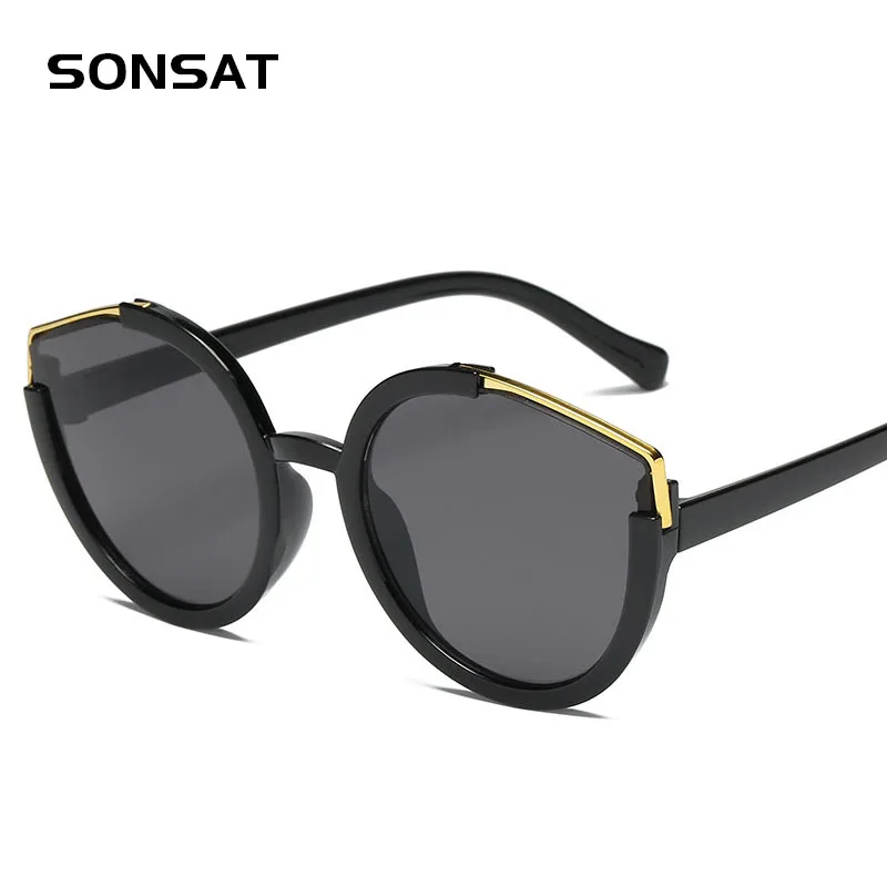 

Vintage Round Sunglasses Women Men Female Brand Frames Mirror Lenses Cat Eye Sun Glasses for Women Retro Male Oculos De Sol