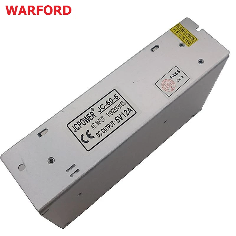 100% достаточно ватт весь DC5V 12A 60 W Выключатель питания для ws2801/ws2812b/2812b/lpd8806/apa102