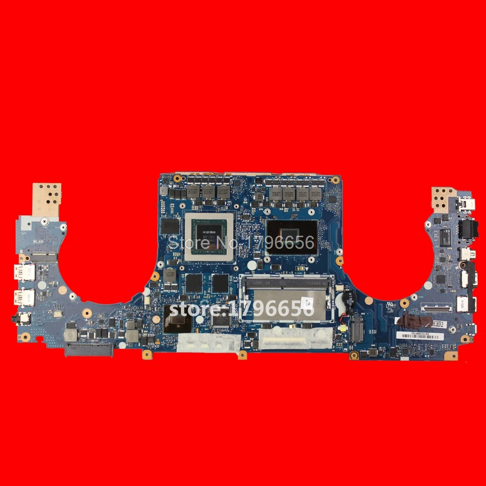 Материнская плата для ноутбука GL502VT 8G RAM I7 6700HQ GTX970M/3GB For Asus GL502 GL502V тестовая