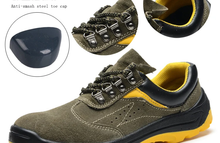 Модная мужская Рабочая защитная обувь; Рабочая обувь с композитным носком; Легкие дышащие кроссовки; нескользящие для строительных работ