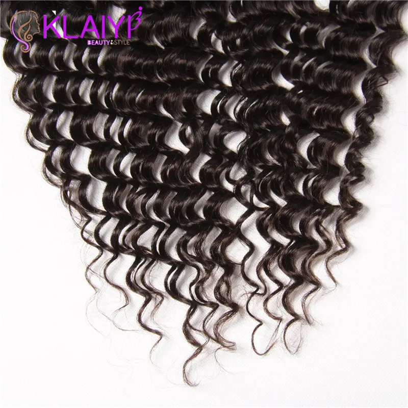 Klaiyi Lace Frontal Closure 13X4 Free Part Swiss Lace Indian Hair Ear To Ear Remy Human Hair Closure Free Shipping