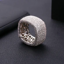 JANKELLY Cubic Zirconia Wedding Rings for Women Bridal Engagement Wedding Jewelry CZ Femmale Accessories Whole Finger Rings