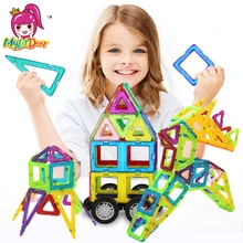 MylitDear 20/36 Pcs магнитные строительные блоки игрушки Сборная модель DIY 3D Магнитный конструктор развивающие игрушки кирпич подарки для детей