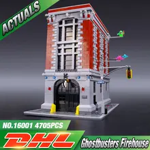 LEPIN 16001 4695Pcs Ghostbusters Firehouse Headquarters Model Building Kits Model set Minifigure Compatible With Legeo 75827