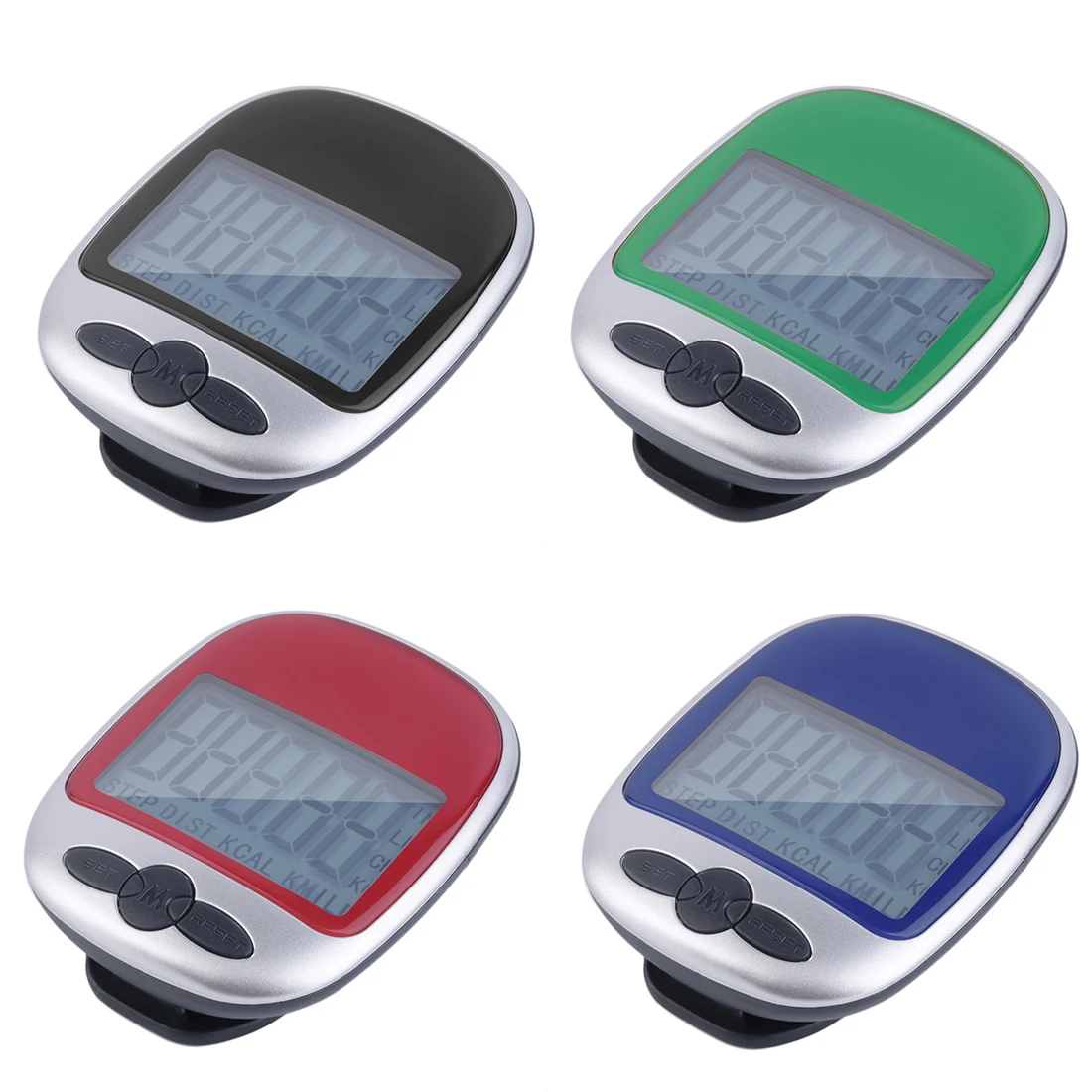 Hot Red LCD Pedometer Calorie Walking Running Jogging Walking Distance