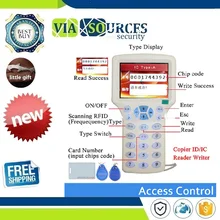 9 частотных копий зашифрованных NFC смарт-карт Дубликатор RFID Копир/программист ID/IC считыватель+ 5 125 кГц+ 5 13,56 МГц UID карты